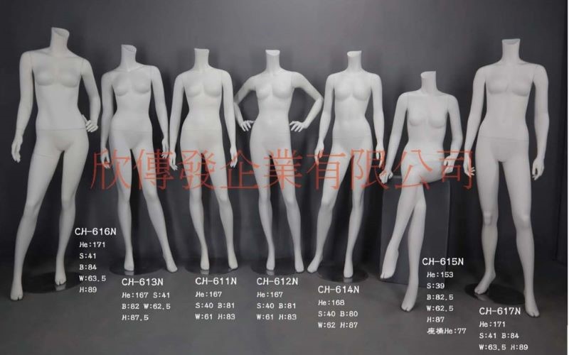 女全身模特兒(268)-無頭