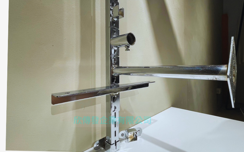 1"方管一面孔-管徑2.5cm-電鍍(037)