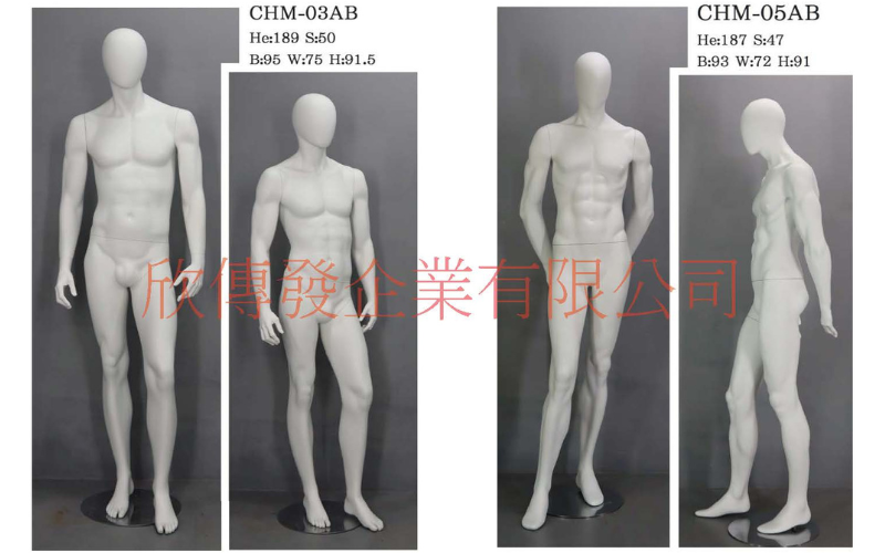 男全身模特兒(268)-有頭