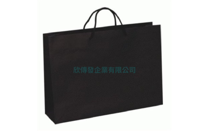 紙袋 - 大2K 黑色無印 072