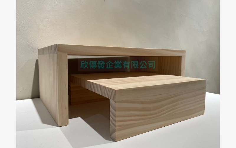 客製_松木拼板置物架