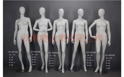 女全身模特兒(268)-有頭