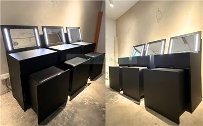 客製-專櫃化妝桌椅 / 展示櫃
